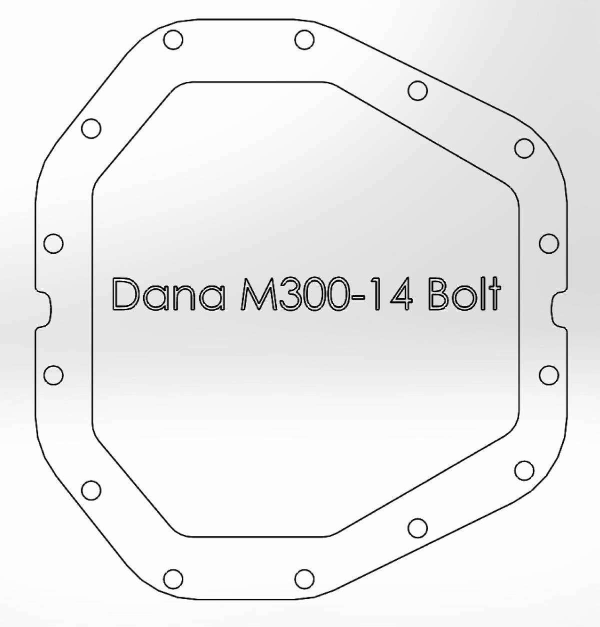 Rear Differential Cover aFe Power 46-70382-WL, 1 Pack
