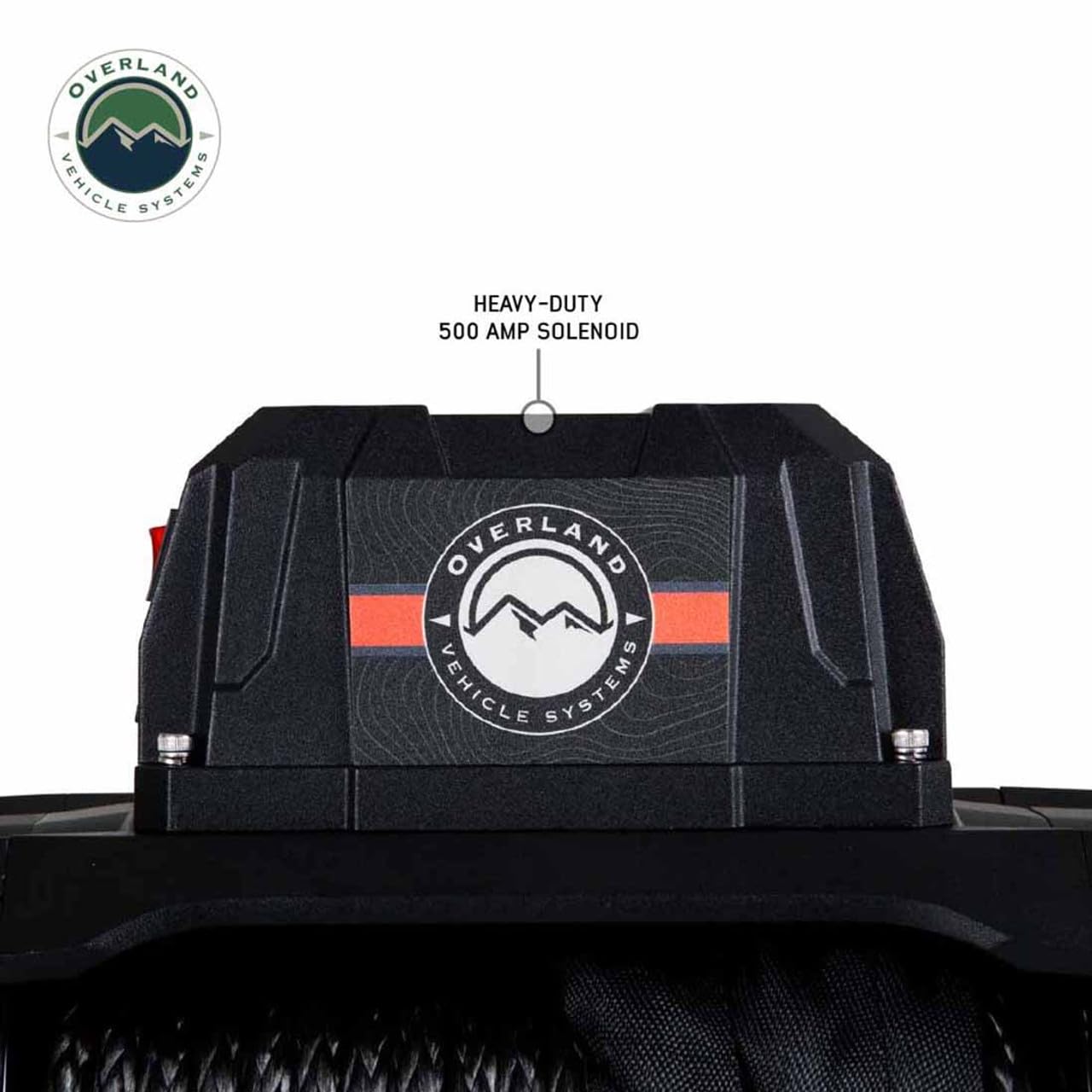 Scar 10 Overland Vehicle Systems Off Road Recovery Winch 10,000lb with Steel Cable and Wireless Remote
