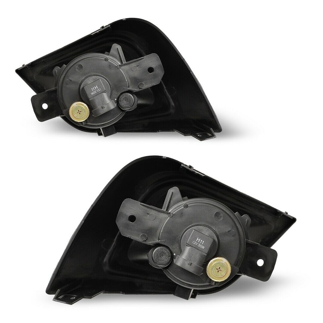 OEM Replica Black Horse Fog Light Clear Compatible with 2015-2016 Nissan Murano-NS374OE