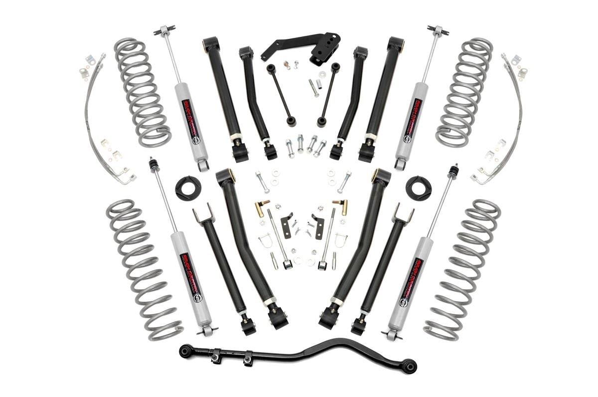 4" Rough Country X-Series Lift Kit for 07-18 Jeep Wrangler JK Unlimited - 67430