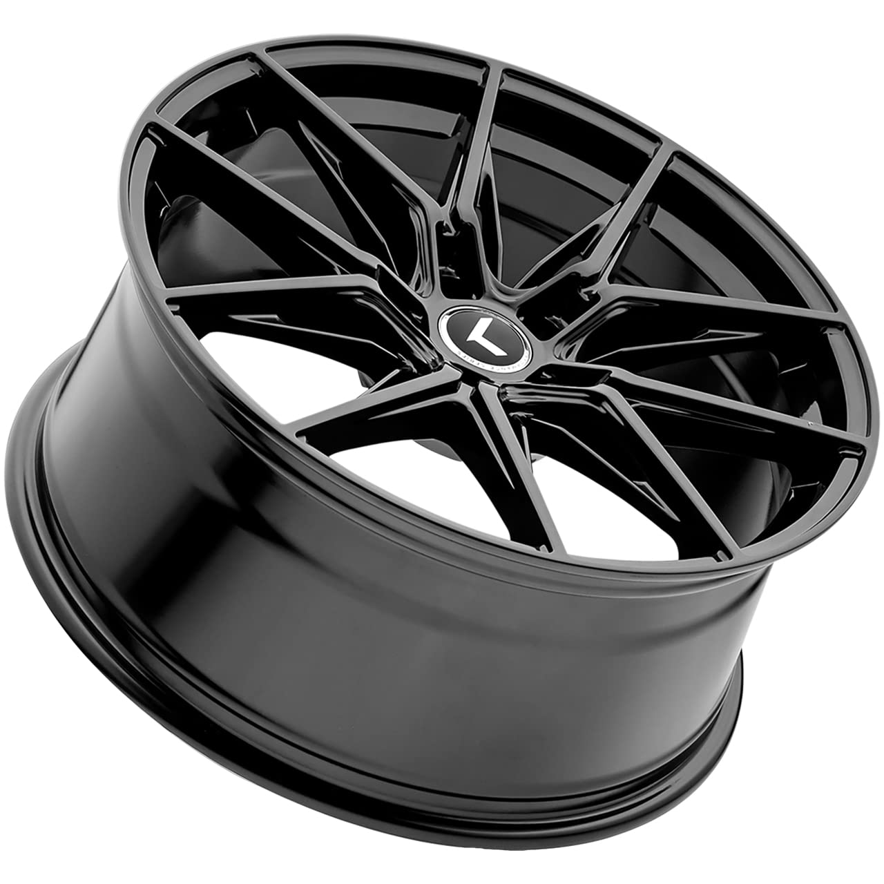 Evolve KRAZE KR196 Gloss Black 18X8.5 5-112 30MM 66.56MM