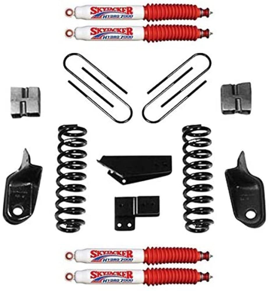 Skyjacker Suspension Lift Kit 186PK-H w/Shock 6 in. Lift Incl. Front Coil Springs Brackets Rear U Bolt Kit Rear Blocks