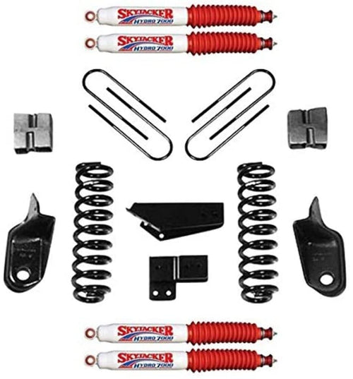 Skyjacker Suspension Lift Kit 186PK-H w/Shock 6 in. Lift Incl. Front Coil Springs Brackets Rear U Bolt Kit Rear Blocks