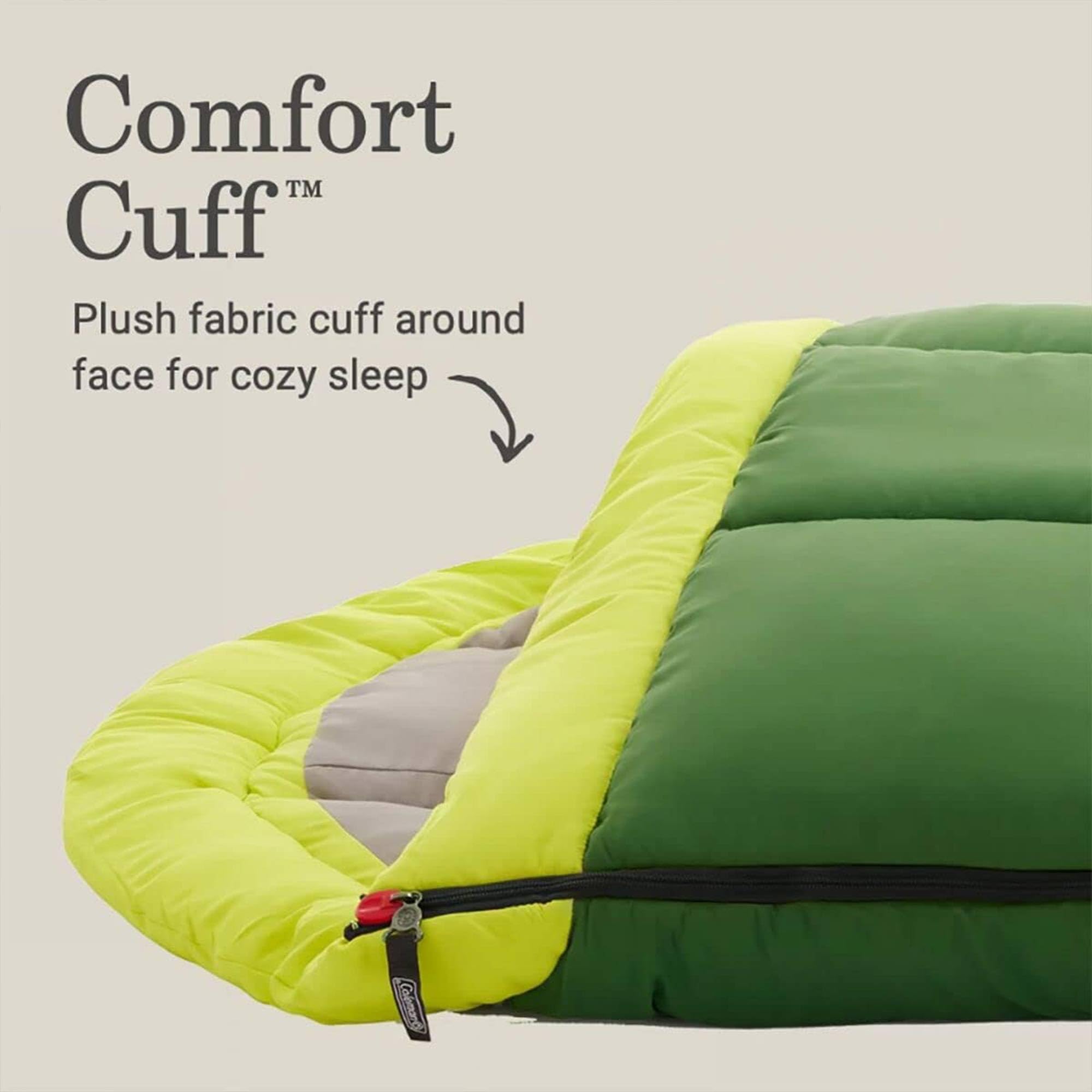 Arch Bay Coleman 30F Sleeping Bag Green C001