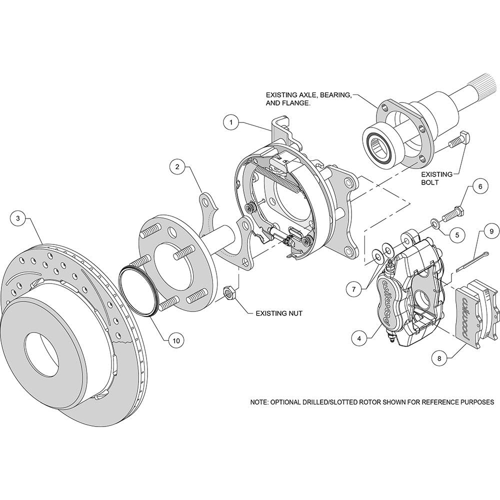 P/S FDLI P-B Kit, Drilled, Polished