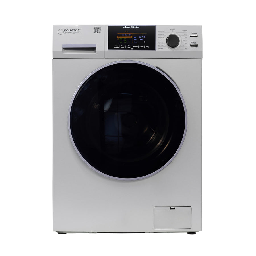 Compact Equator Washer 1.6cf/15lbs PET CYCLE 15 Programs 110V in Silver