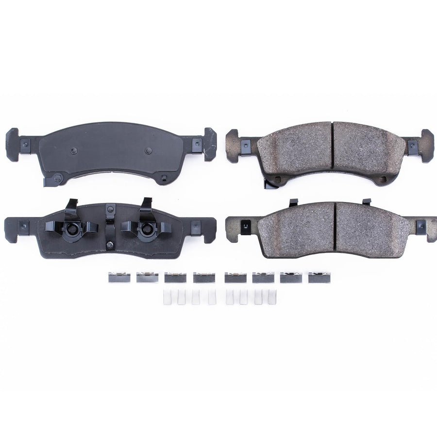 Power Stop Front Brake Kit For 2003-06 Ford Expedition | Lincoln Navigator 2003-06 - Ceramic Brake Pads With Installation Hardware, 17-934