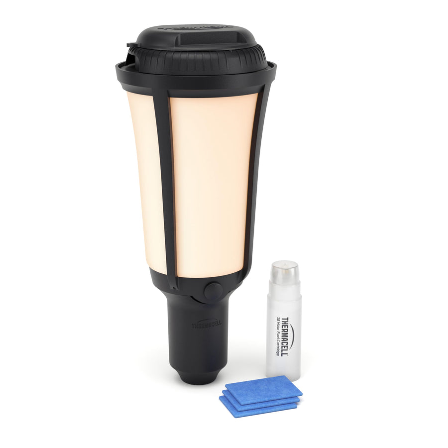 Mosquito Repellent Torch Thermacell; Includes 12-Hour Refill; 15 Foot Zone of Mosquito Protection; Effective Mosquito Repellent for Patio; Bug Spray Alternative; Scent Free