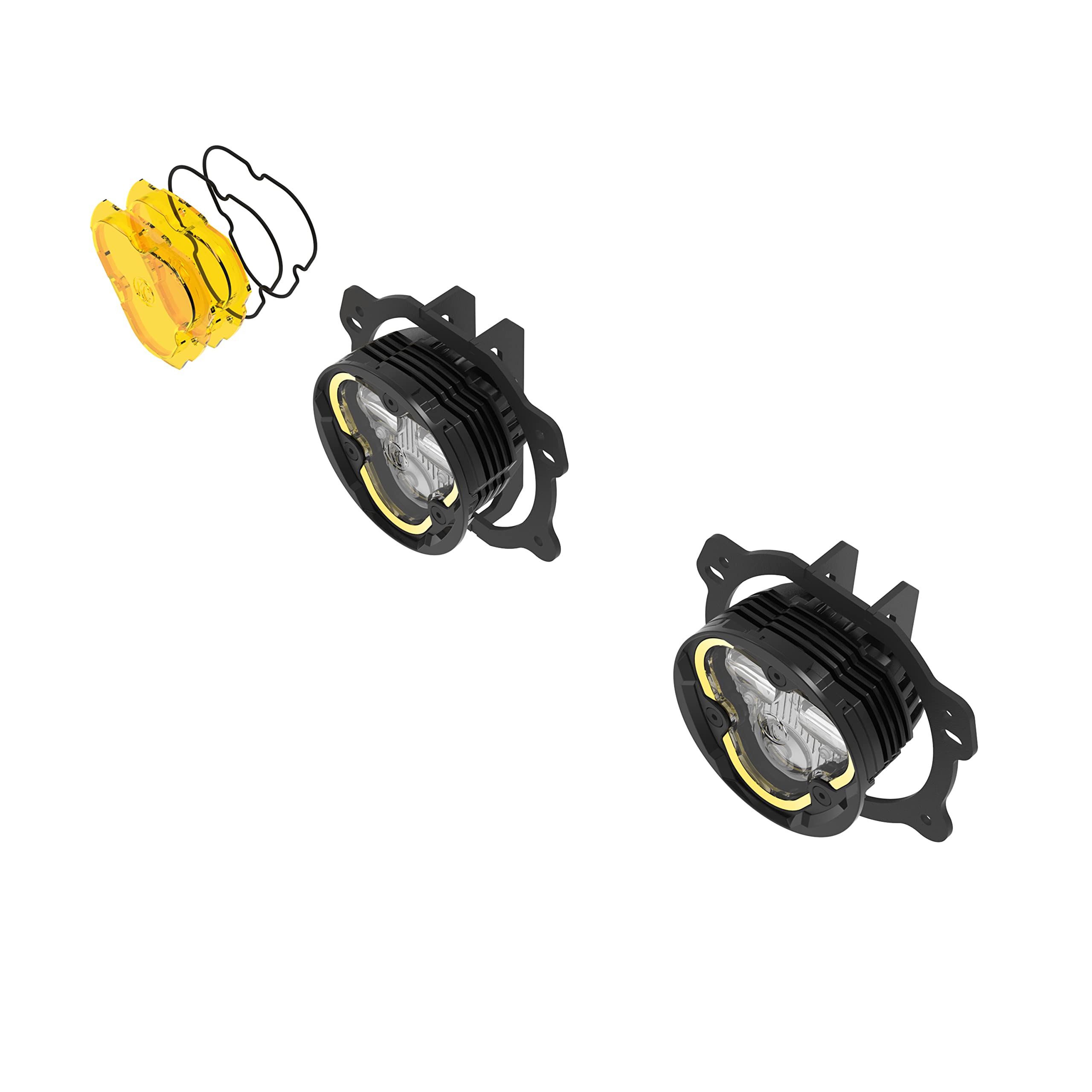 KC FLEX ERA® 3 SAE Dual Mode Fog Lights - 2-Light Master Kit - JK/JL/JT Plastic Bumpers