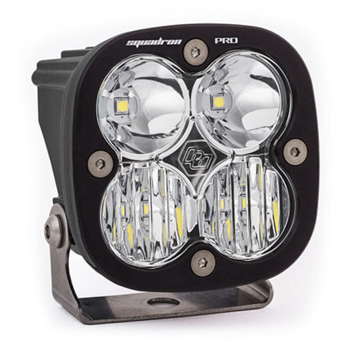 Baja Designs Black Squadron Pro LED Light Pod (Driving/Combo; Clear)