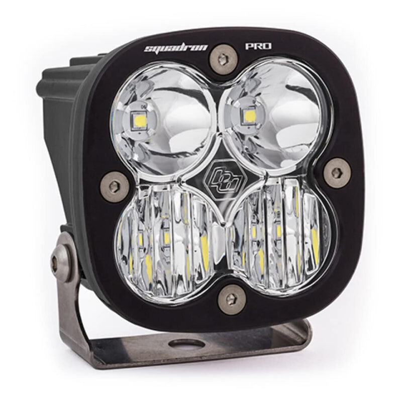 Baja Designs Black Squadron Pro LED Light Pod (Driving/Combo; Clear)