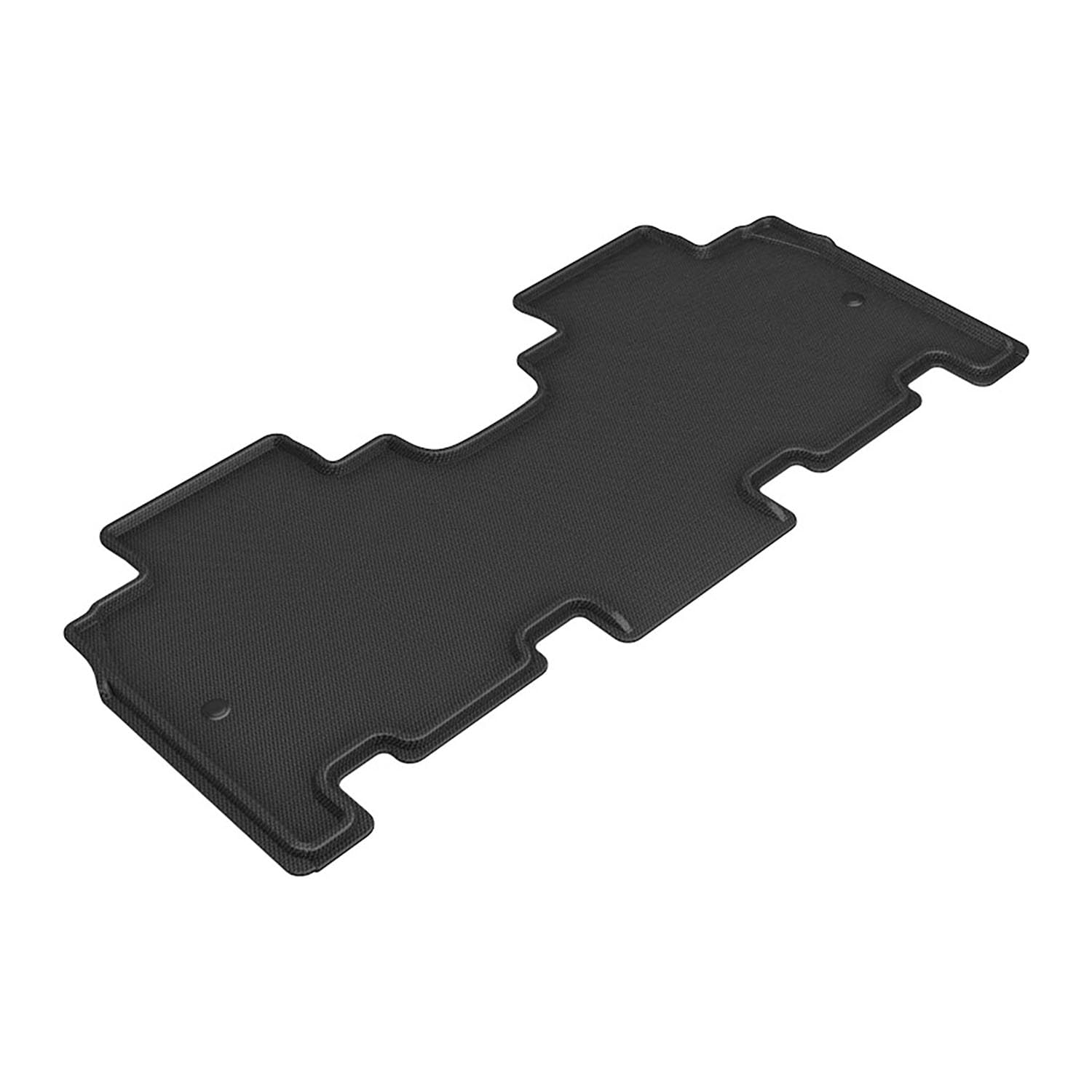 3D MAXpider Kagu Custom Fit Floor Mat (Black) Compatible with Chrysler Pacifica Pinnacle 2021-2026 - Second Row