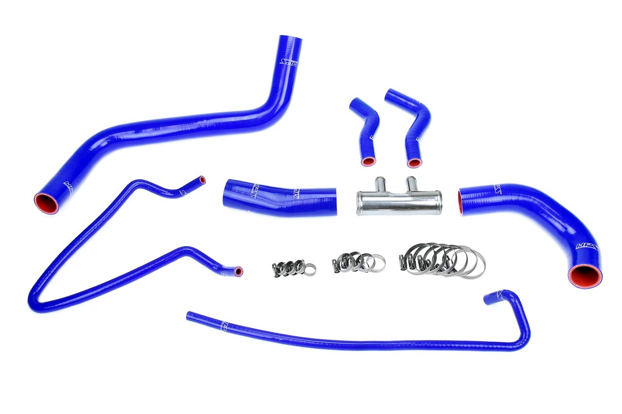 3-ply HPS Blue Reinforced Silicone Radiator Coolant Hose Kit 57-2064-BLUE