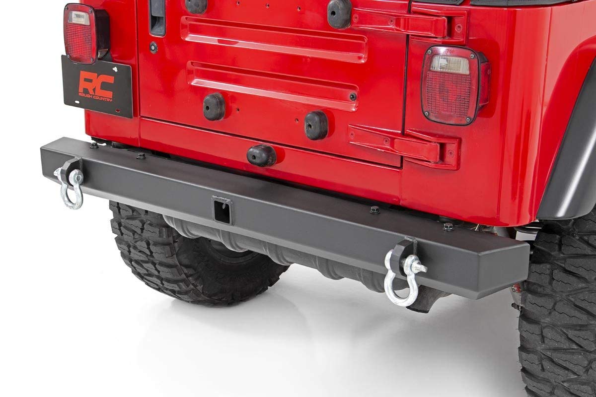 Rear Full Width Rough Country Bumper for 1987-2006 Jeep Wrangler TJ/YJ - 10591