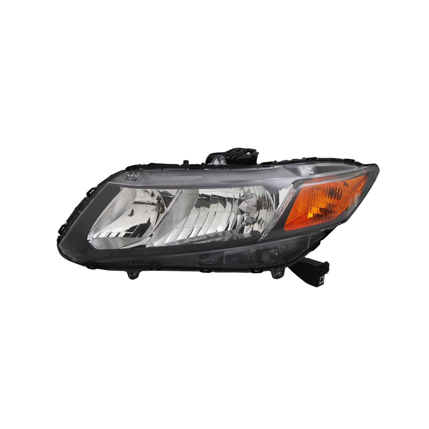 Left TYC Headlight Assembly Compatible with 2012-2012 Honda Civic