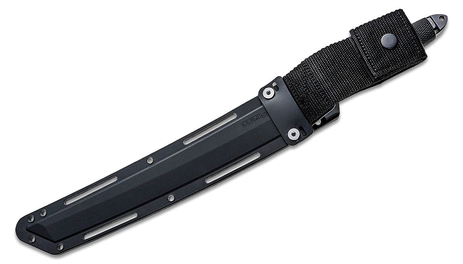 Cold Steel Magnum Tanto XII Fixed Blade Knife with Sheath, Nightfall Series Premium