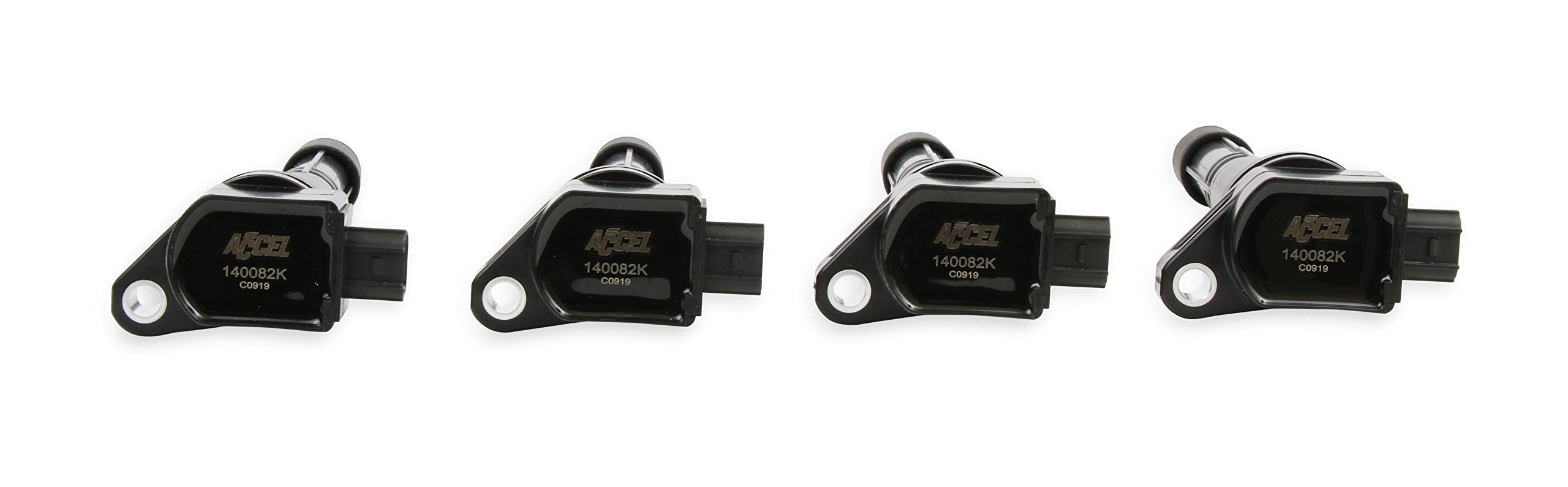 140082K-4 ACCEL Ignition Coil - Black, 4-Pack