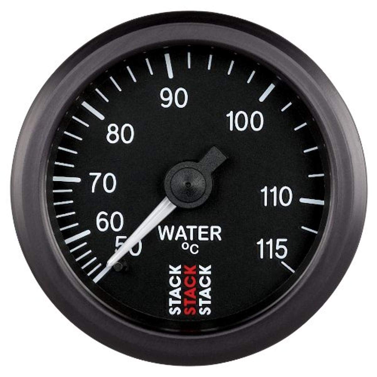 Stack ST3107 52mm Black 3/8" BSPT 50-115°C Mechanical Water Temperature Auxiliary Gauge