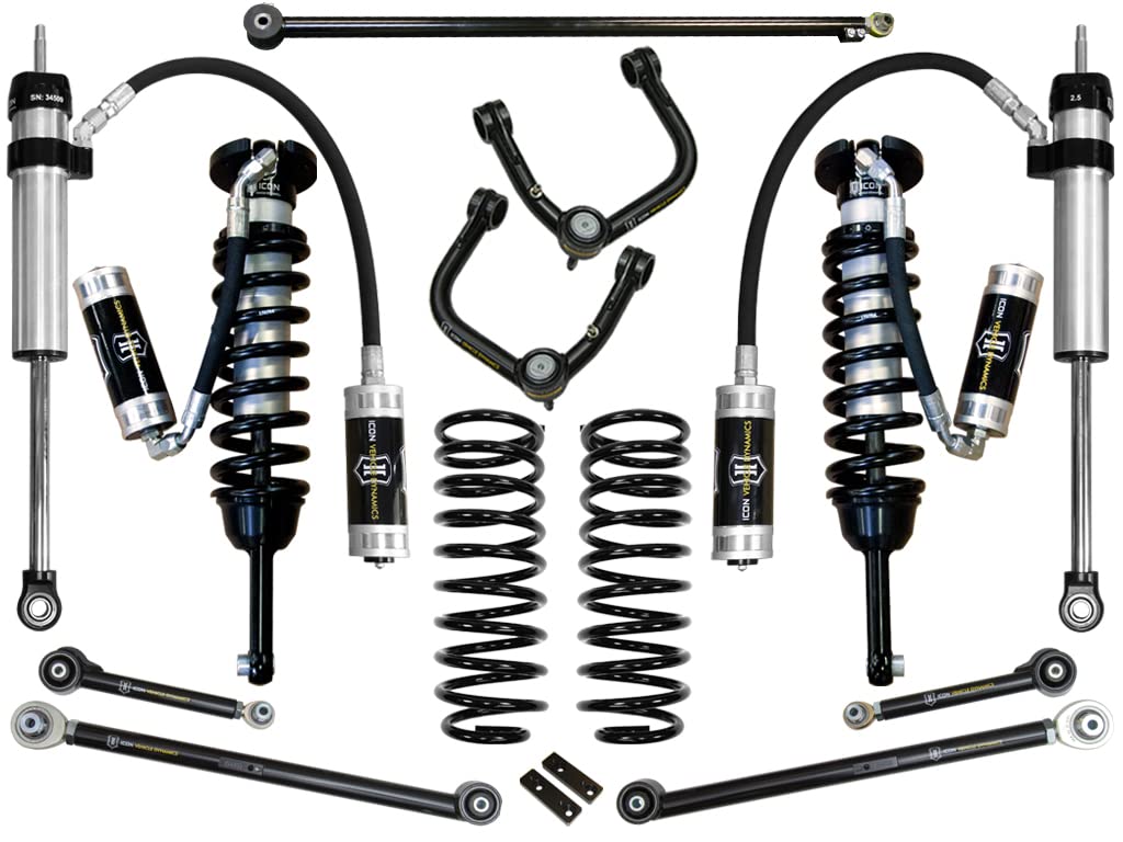 0-3.5" Lift Stage 6 Suspension System, ICON Tubular UCA, Compatible with 10-Up 4Runner/FJ Cruiser, K53066T