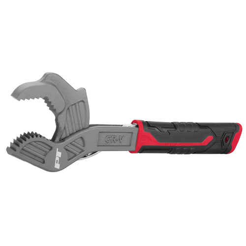 10 in. Performance Tool W30799 Universal Wrench, Drop-Forged Chrome Vanadium, Ratcheting Action, Spring-Loaded, TPR Handle