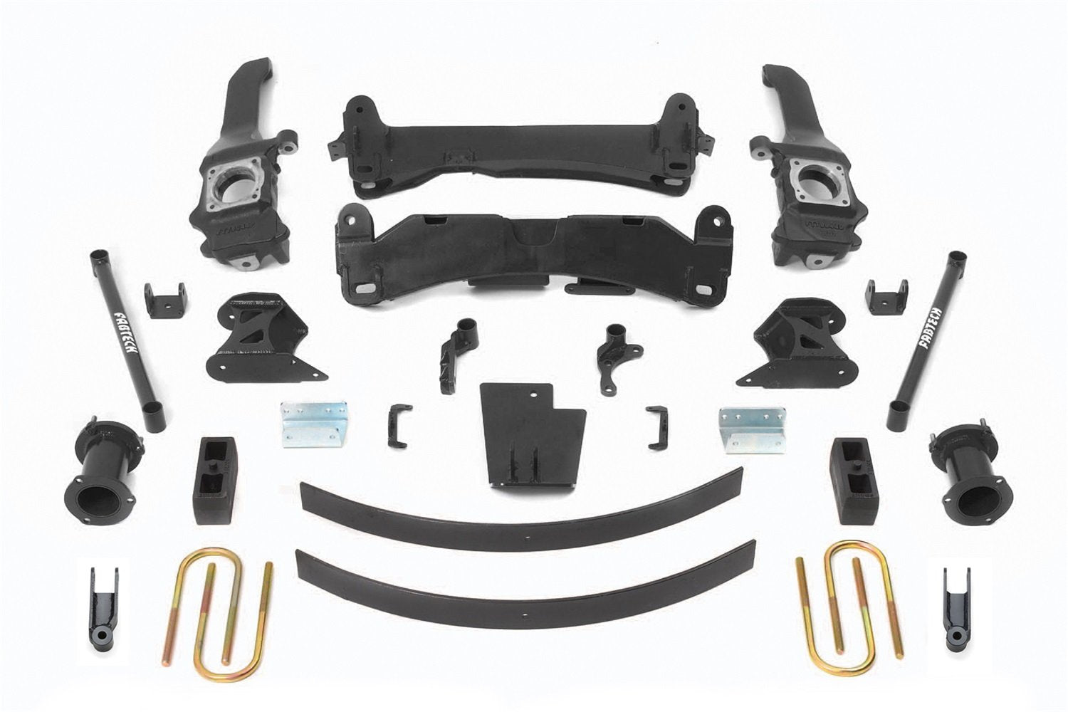 Fabtech K7034 Rear Lift System w/Shocks Basic for 6 in. Lift System