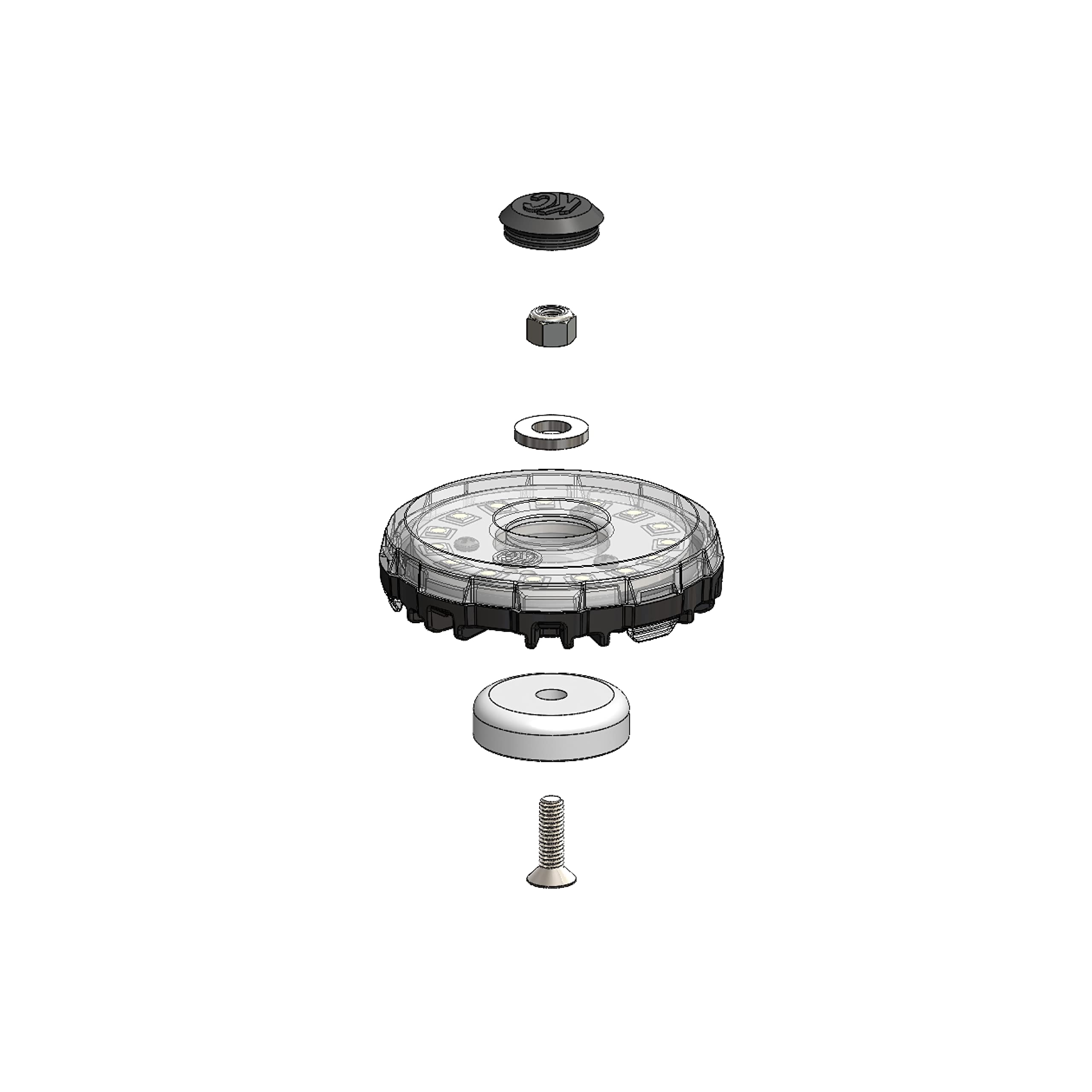6 Pack Magnet Mount Kit for Cyclone LED V2 Lights