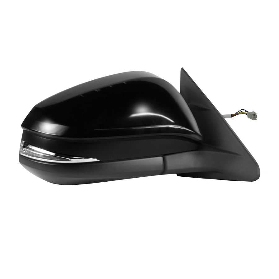 Toyota Highlander Passenger Side Mirror, Textured Black w/PTM Cover, w/Turn Signal, Foldaway, w/o Blind Spot Detection, Power