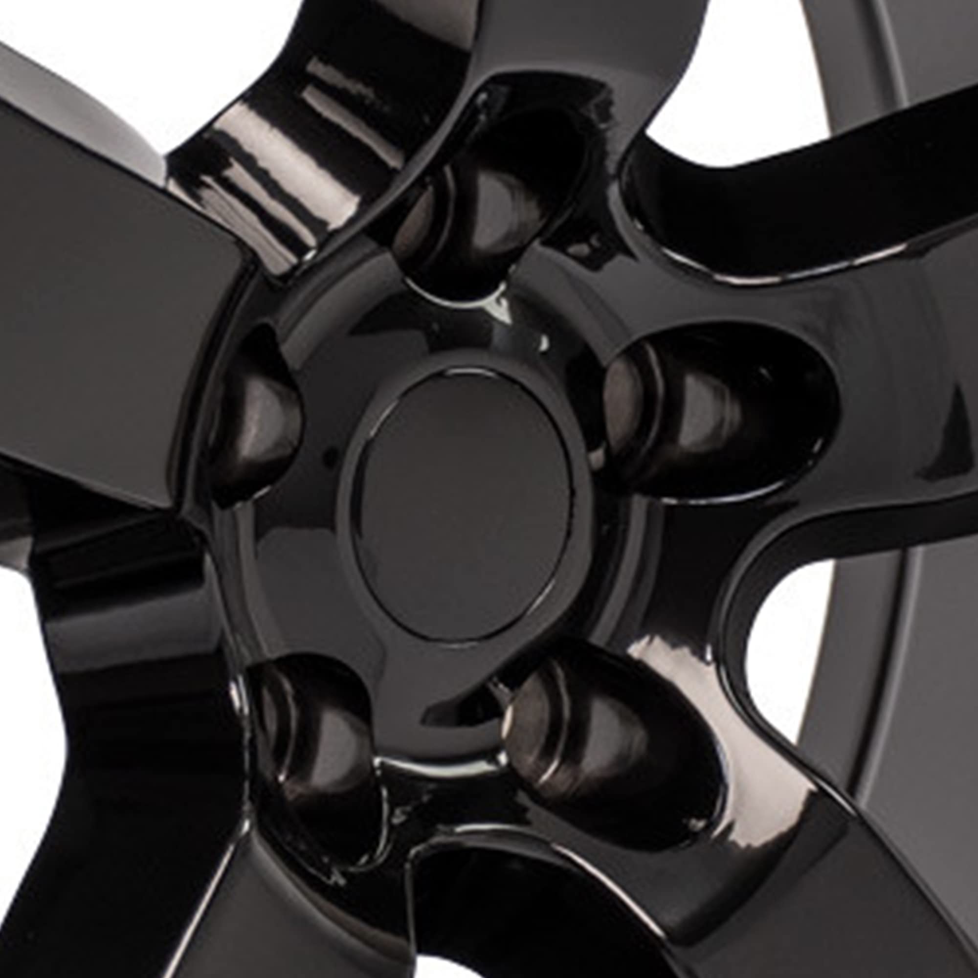 Black Wheel Painted OE Wheels LLC DG04-20090-5115-20B (20 x 9. inches /5 x 115 mm, 20 mm Offset)