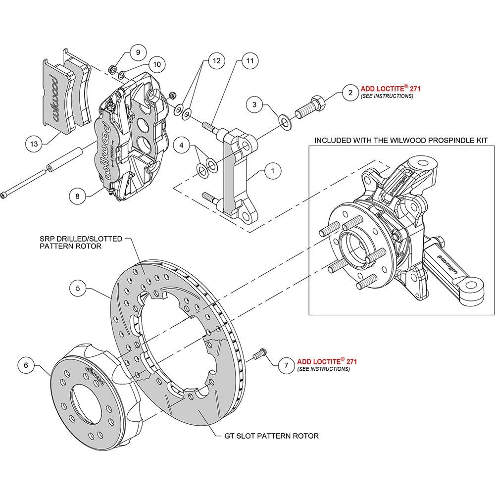 Front FNSL4R Kit,12.19"