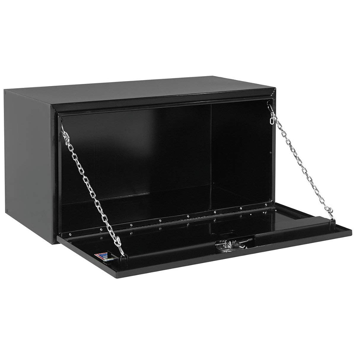 Jumbo Weather Guard Underbed Tool Box, Steel, Black 550502