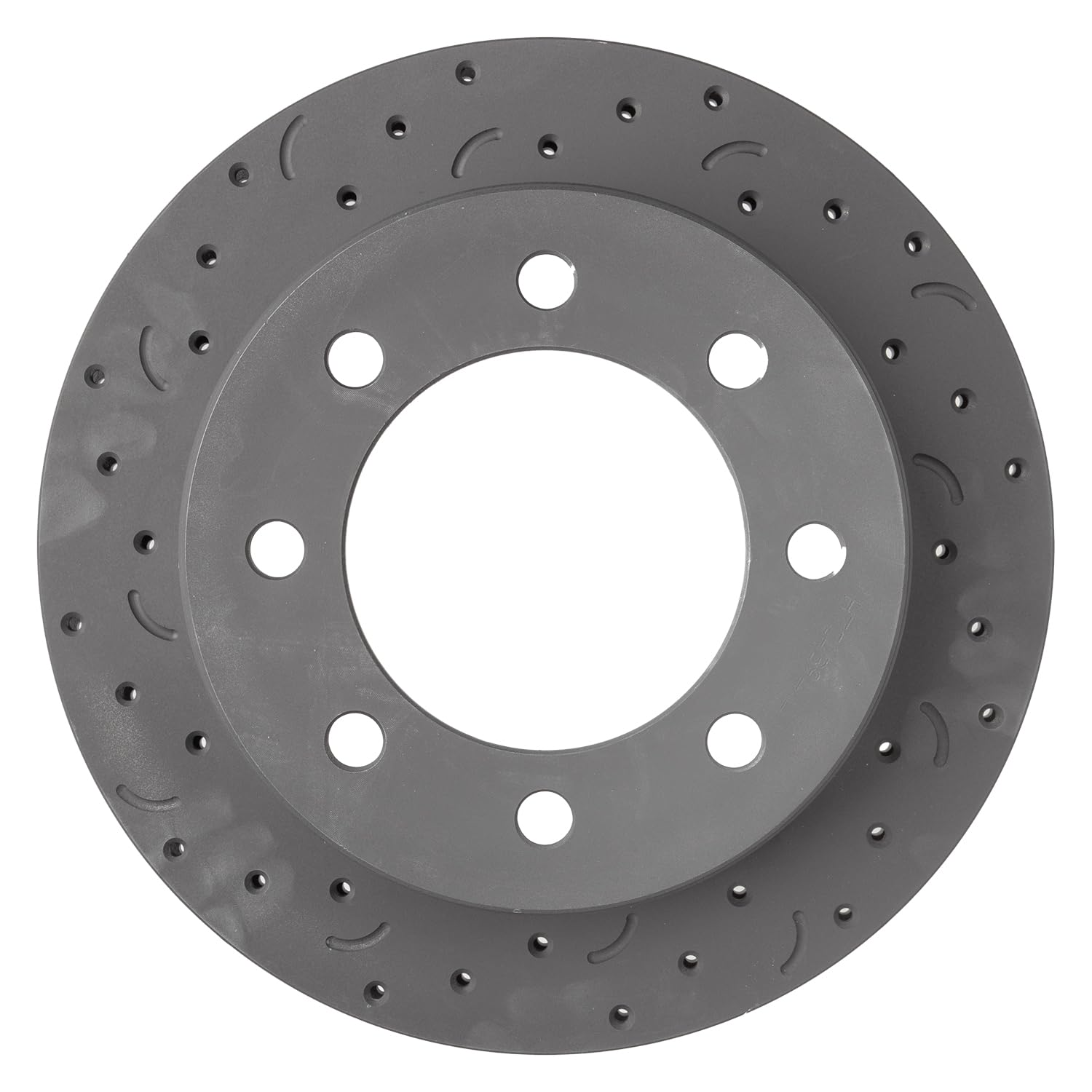 Talon Cross-Drilled and Slotted Vented Rotor, Hawk Performance Brakes, 12.99 in. Diameter, 3.6 in. Height