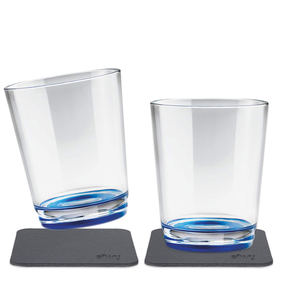 Lui Blue silwy einfach anziehend Magnetic Glass, 250 ml