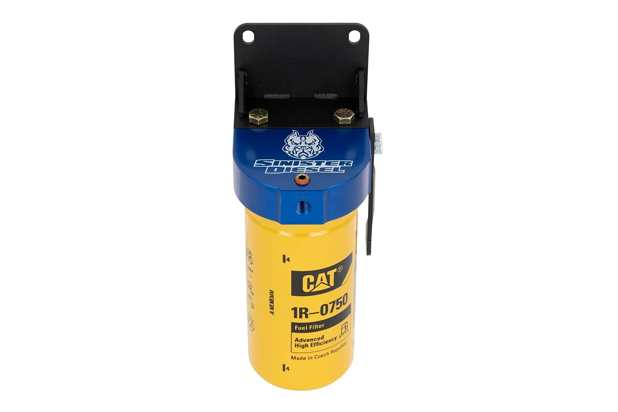 Sinister Diesel CAT Filter Adaptor Blue for 2004.5-2007 Cummins