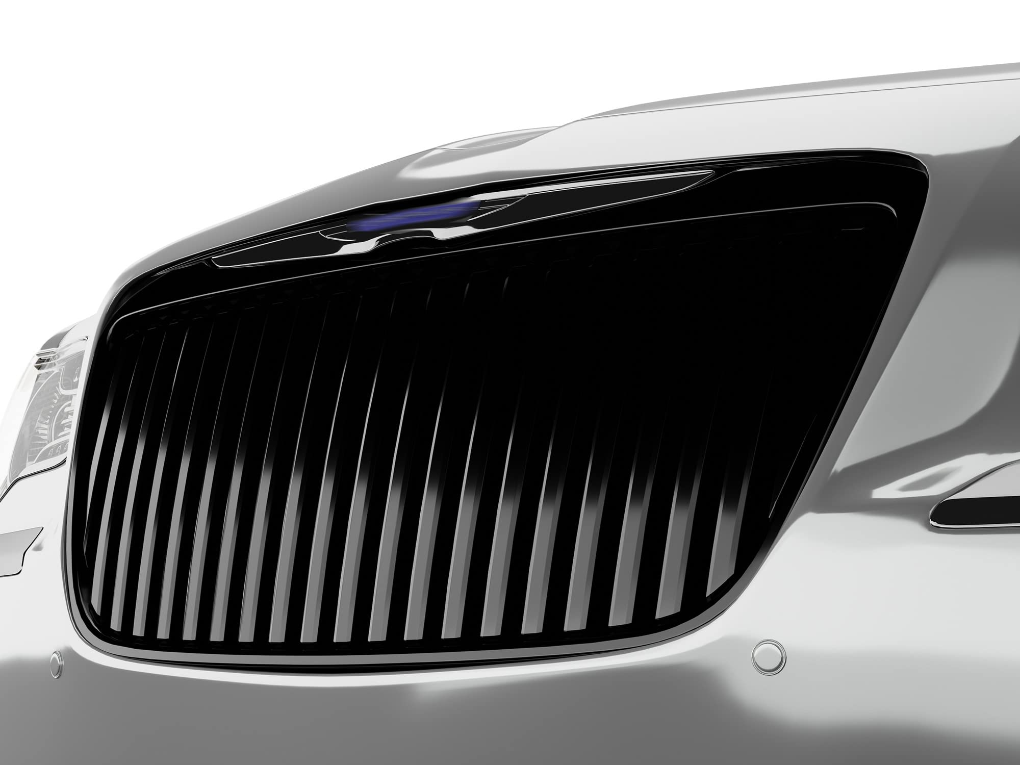 Vertical Front Hood Grille Armordillo USA 7147546 - Gloss Black 2011-2014 Chrysler 300/300C