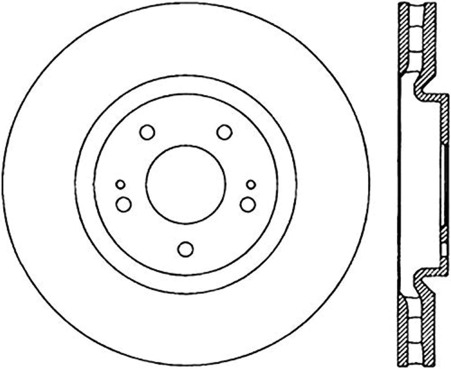 Centric 121.46064 Parts C-Tek Standard Brake Rotor