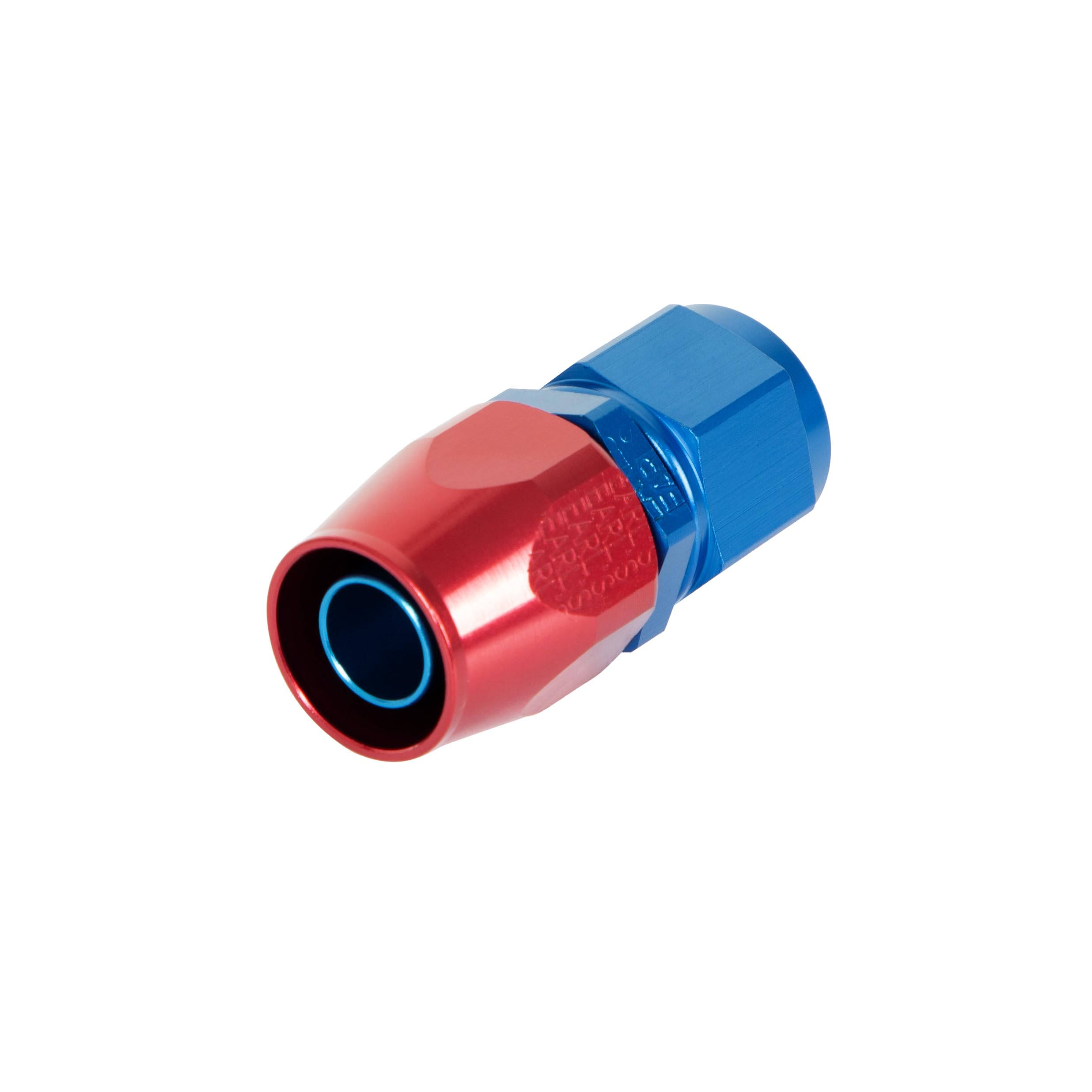 Earl's Hose End Straight Swivel-Seal® -10 AN - Red/Blue - Clamshell Package