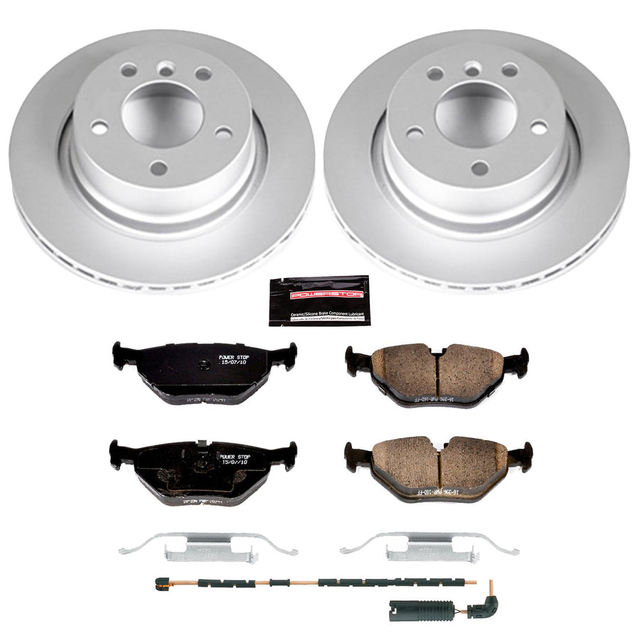 Power Stop Z23 CRK962 Rear Evolution Geomet Coated Brake Kit For BMW Z4 2003-2008 [Model Specific]