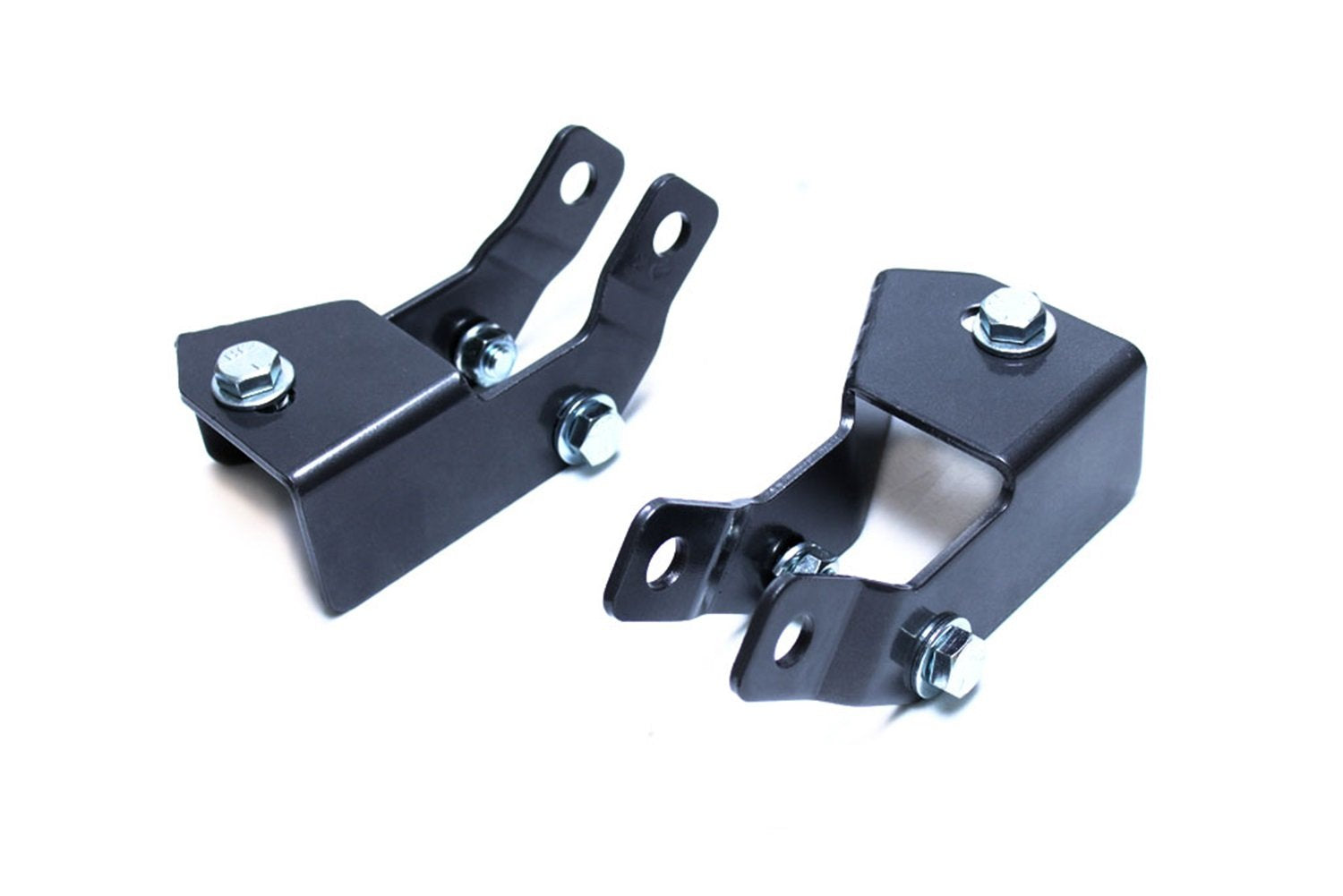 Part# 401100 MaxTrac SUSPENSION'S is A Pair of Rear Shock Angle CORRECTORS FABRICATED from Steel & Powder Coated Grey