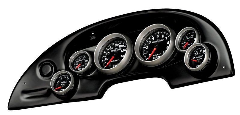 Combination Auto Meter Black Race Panel 10008