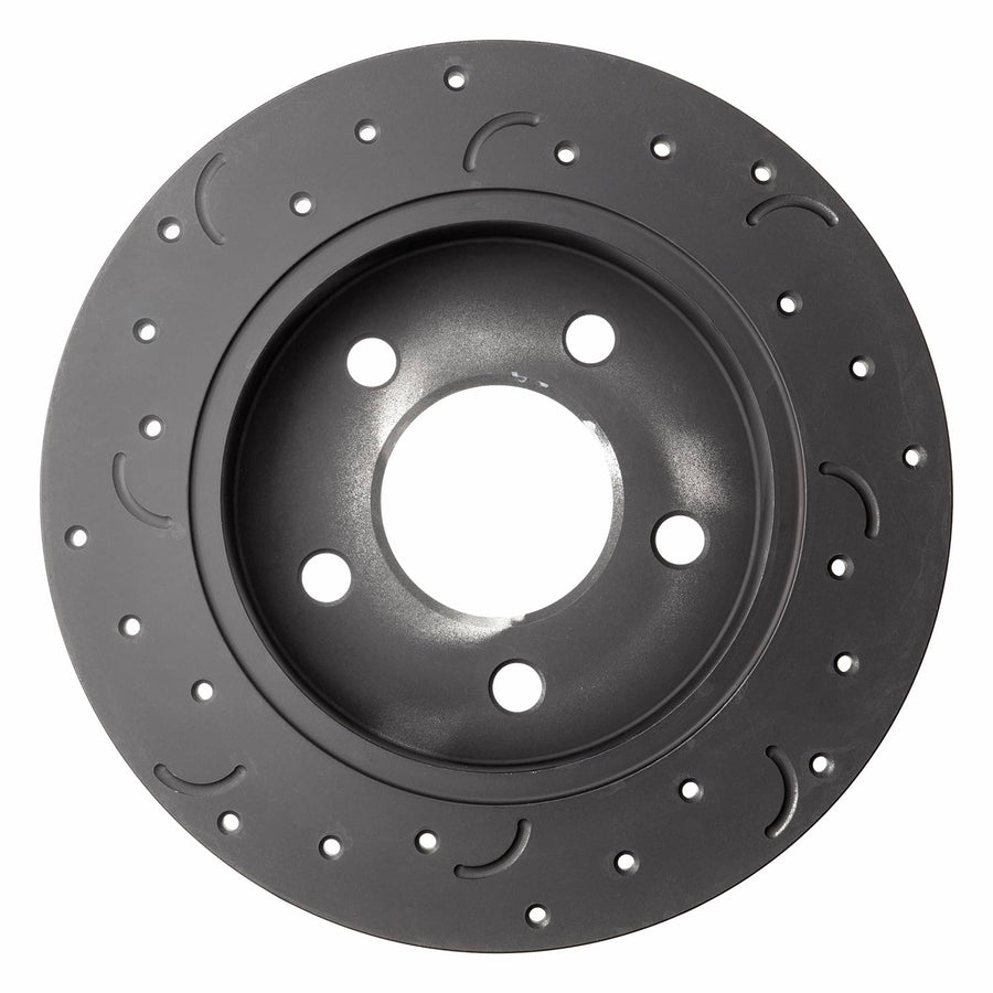 Hawk Performance Cross-Drilled and Slotted HTC4024 Talon Rotors