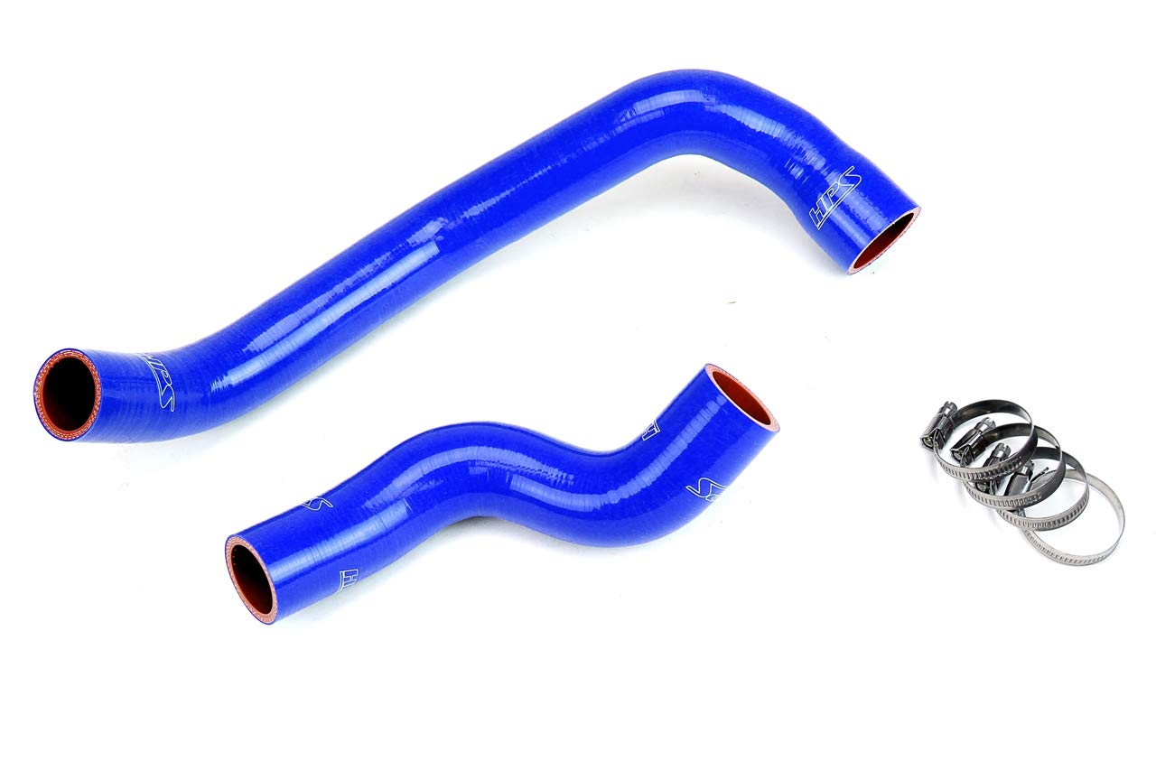 Blue HPS Performance Silicone Radiator Hose Kit Coolant Compatible for 1989-1998 Nissan Skyline GTR R32 R33 RB26DETT Twin Turbo, 57-1729-BLUE