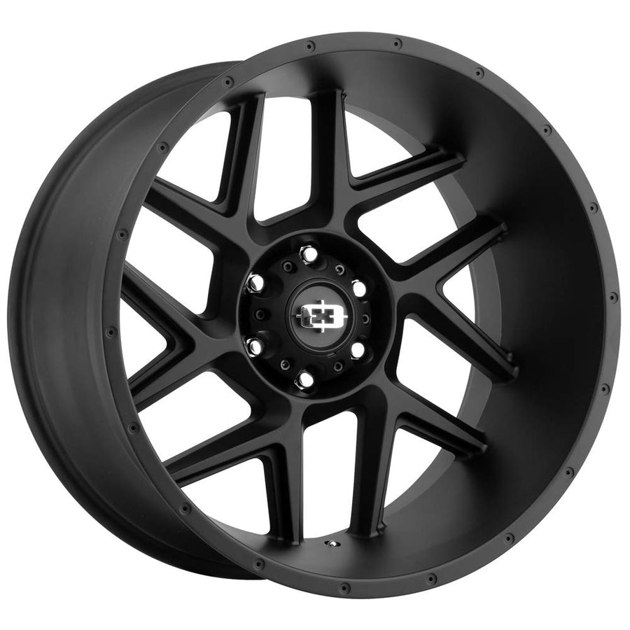 20x9 Vision 360 Sliver Satin Black Wheel Rim 20" Inch +12mm 5x150