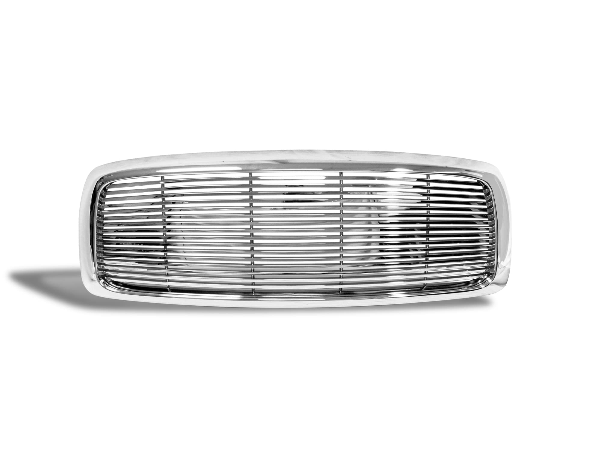 7147911 Armordillo USA Horizontal Front Hood Grille - Chrome Fits 2003-2005 Dodge Ram 2500/3500