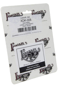 Lokar XDK-008 Performance Products Dash Bezel - 7/16-20 Female - Black