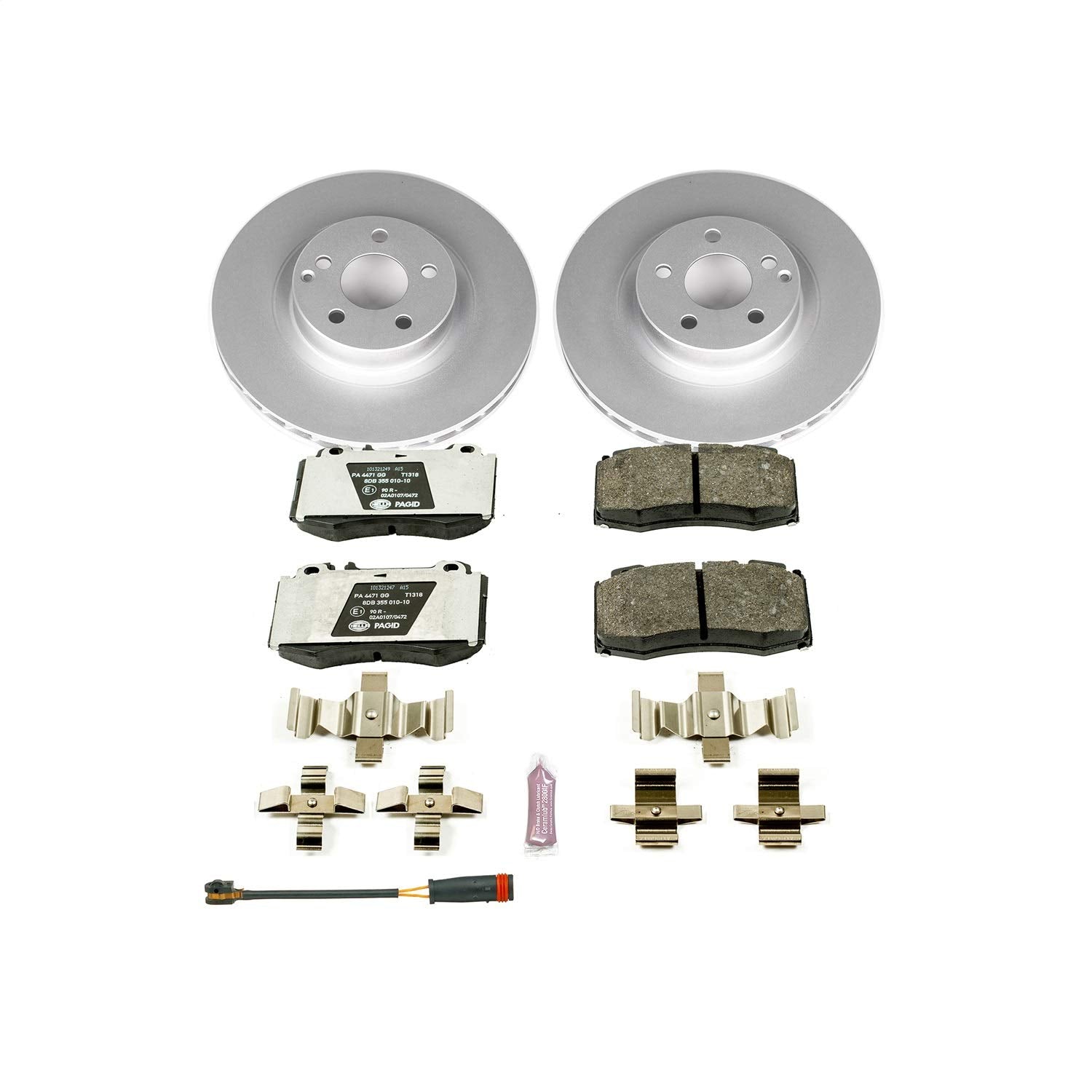 Euro-Stop Power Stop ESK6601 Brake Kit For Mercedes-Benz CLS550 Front 2007-2011 [Model Specific]