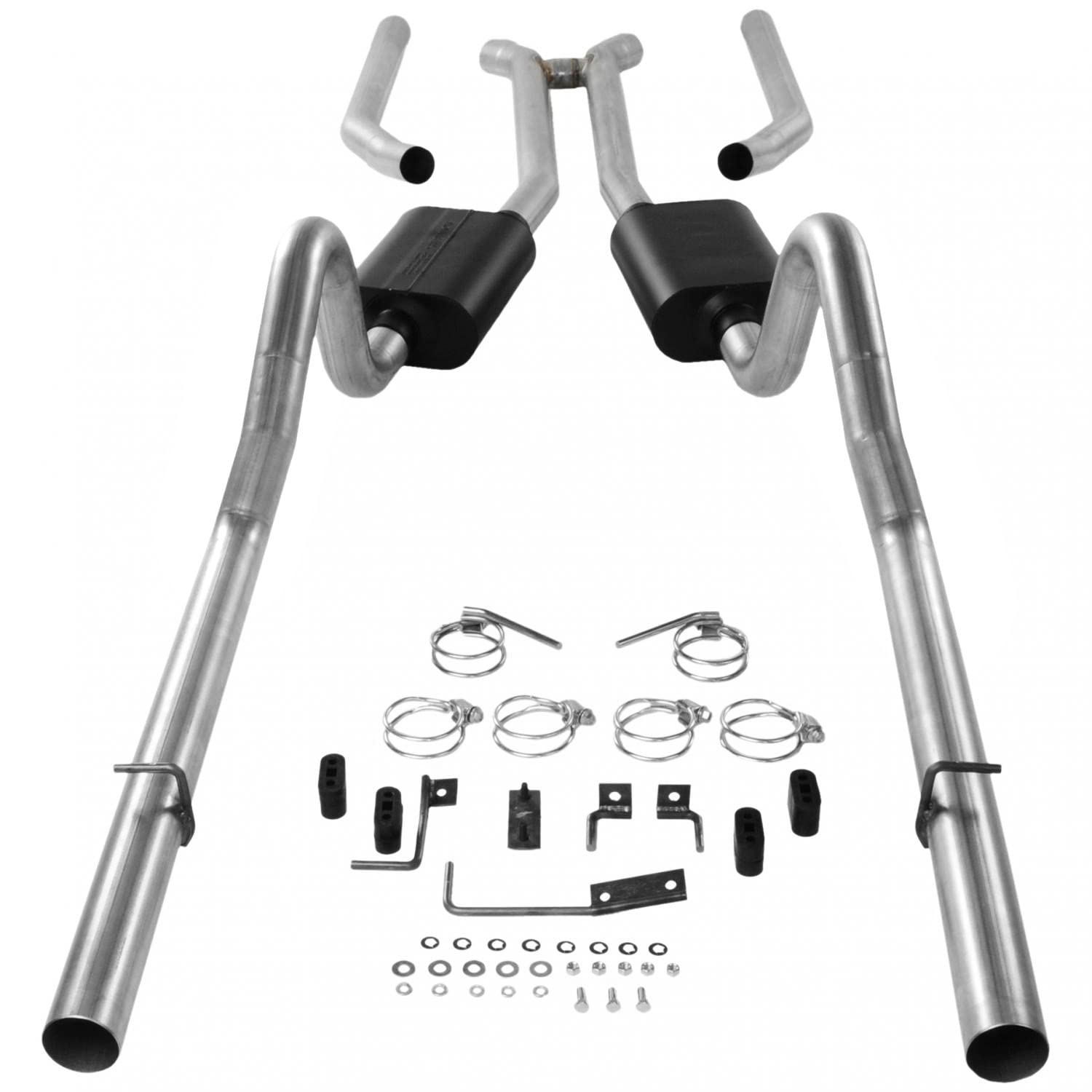 Flowmaster American Thunder 17382 Crossmember-Back Exhaust Kit 3 Inch Aluminized Steel Compatible with 1968-1970 Mopar B-Body with V8 engine