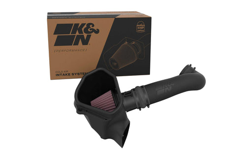 K&N High-Flow Air Filter Cold Air Intake System: Increase Performance & Acceleration: Compatible with 2022-2025 Cadillac: CT5, 63-3121