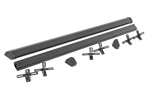 Rough Country SR2 Side Rails Aluminum for Ford Bronco (2021-2025) 4-Door - Lightweight, Heavy-Duty Rock Install Bolt-On Easy