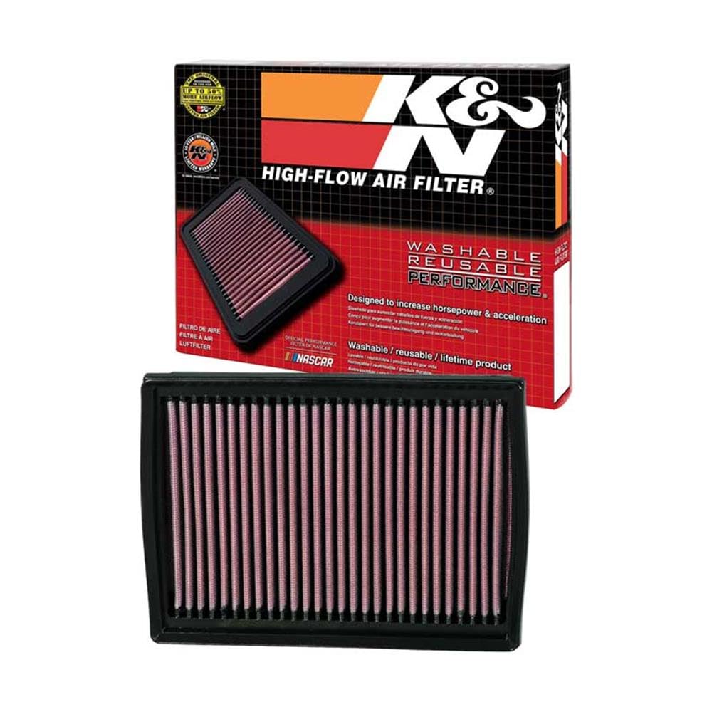 K&N Engine Air Filter: Premium, Reusable, Washable, Clean Every 75,000 Miles, Replacement Car Air Filter: Compatible with 2006-2012 FORD/MERCURY/LINCOLN (Fusion, Milan, Zephyr), 33-2340