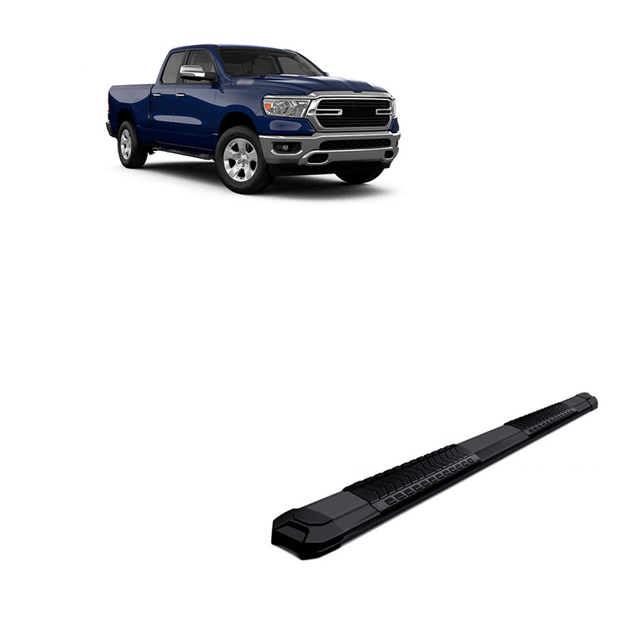 Black Horse Off Road Cutlass Black Steel Running Boards Compatible with 2019-2022 Ram 1500 Excl. 19-21 RAM 1500 Classic